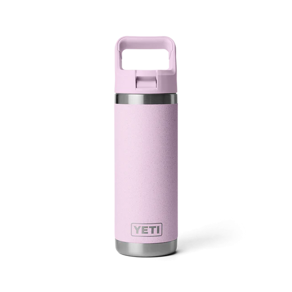 Yeti Rambler 18oz (532ml) Straw Bottle with Colour-Matched Straw Lid - Cherry Blossom