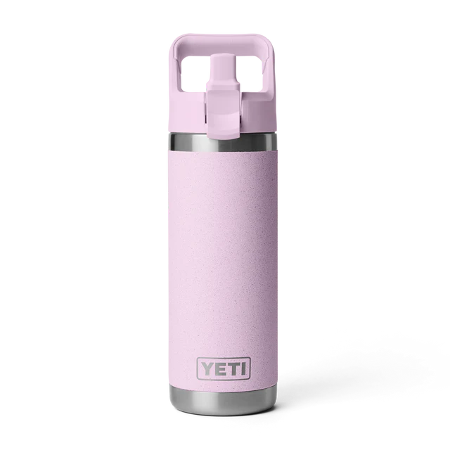 Yeti Rambler 18oz (532ml) Straw Bottle with Colour-Matched Straw Lid - Cherry Blossom