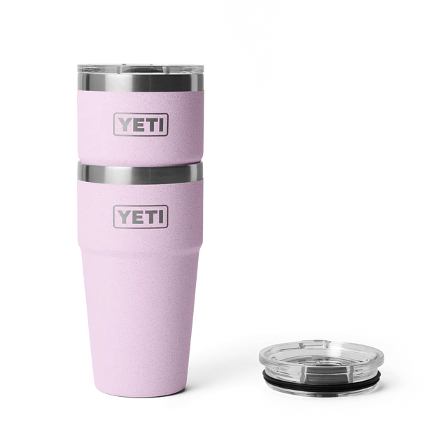 Yeti Rambler 20oz (591ml) Stackable Cup with MagSlider Lid- Cherry Blossom