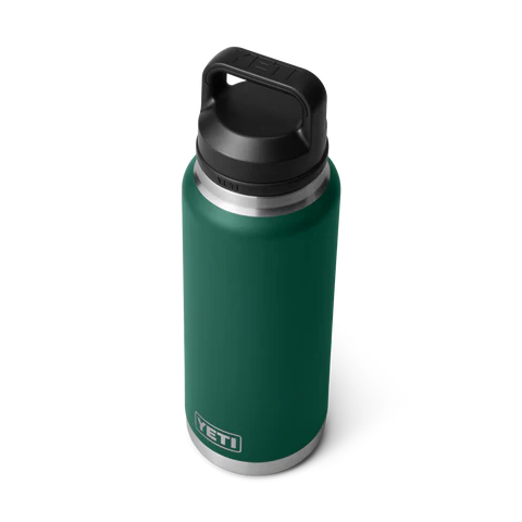 Yeti Rambler 36oz (1065ml) Bottle with Chug Cap - Black Forest Green