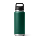 Yeti Rambler 36oz (1065ml) Bottle with Chug Cap - Black Forest Green