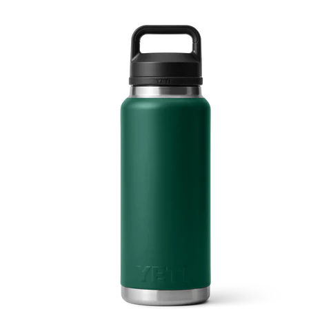 Yeti Rambler 36oz (1065ml) Bottle with Chug Cap - Black Forest Green