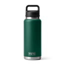 Yeti Rambler 36oz (1065ml) Bottle with Chug Cap - Black Forest Green