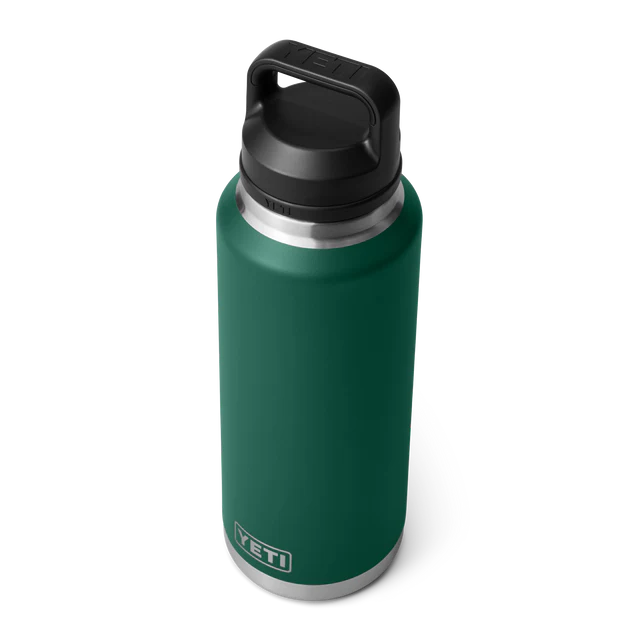 Yeti Rambler 46oz (1.4L) Bottle with Chug Cap - Black Forest Green