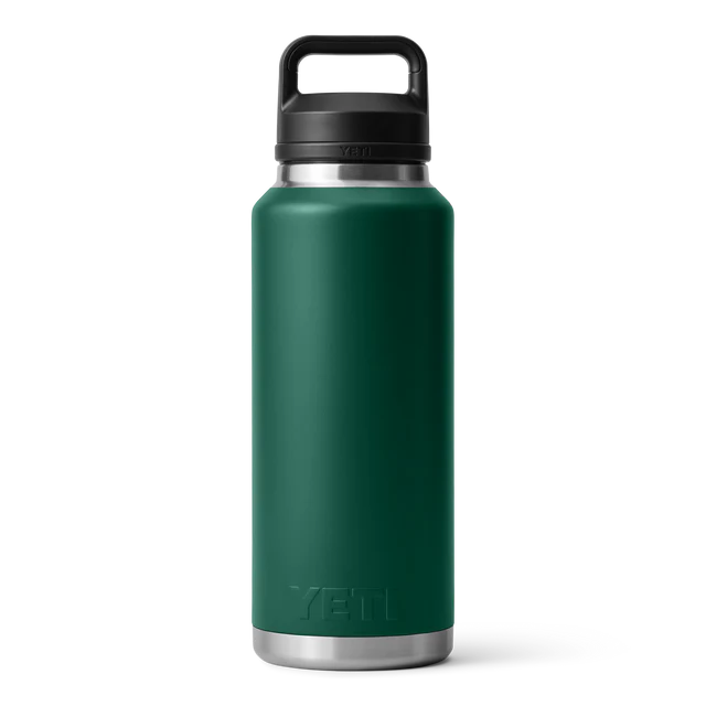 Yeti Rambler 46oz (1.4L) Bottle with Chug Cap - Black Forest Green