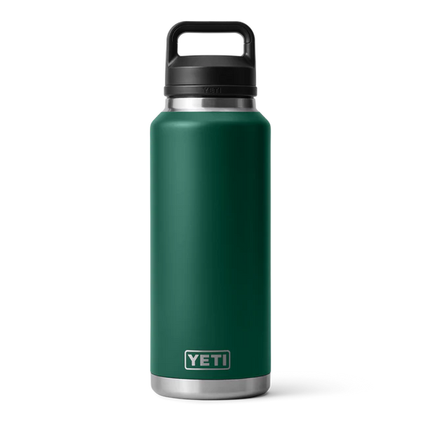 Yeti Rambler 46oz (1.4L) Bottle with Chug Cap - Black Forest Green