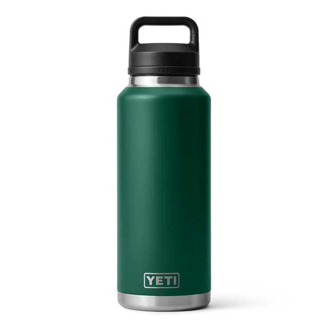 Yeti Rambler 46oz (1.4L) Bottle with Chug Cap - Black Forest Green