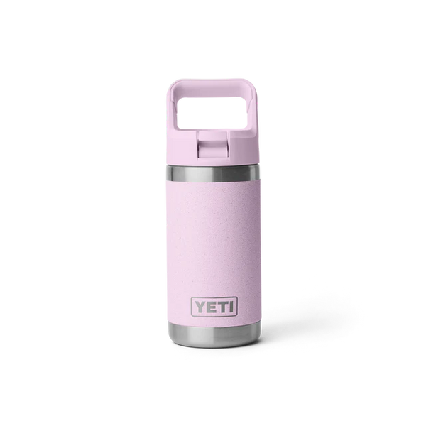 Yeti Rambler Junior 12oz (354ml) Insulated Kids Water Bottle with Colour-Matched Straw Lid - Cherry Blossom