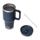 Yeti Rambler 30oz (887ml) Travel Straw Mug with Colour Matched Straw Lid - Navy