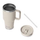 Yeti Rambler 30oz (887ml) Travel Straw Mug with Colour Matched Straw Lid - Cape Taupe