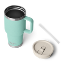 Yeti Rambler 30oz Travel Straw Mug with Colour-Matched Straw Lid - Seastone