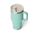Yeti Rambler 30oz Travel Straw Mug with Colour-Matched Straw Lid - Seastone