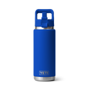 Yeti Rambler 26oz (769ml) Straw Bottle with Colour-Matched Straw Cap Lid - Royal Blue