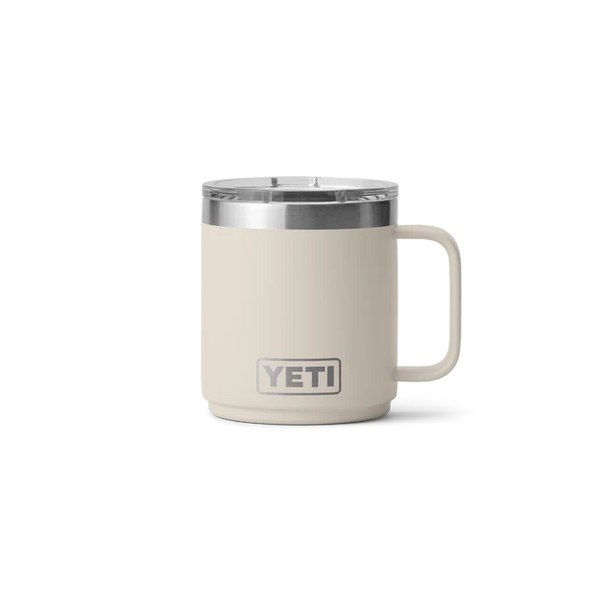 Yeti Rambler 10oz (296ml) Stackable Mug with Durasip Ceramic Lining - Cape Taupe