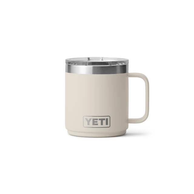 Yeti Rambler 10oz (296ml) Stackable Mug with Durasip Ceramic Lining - Cape Taupe