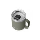 Yeti Rambler 10oz (295ml) Stackable Mug with Durasip Ceramic Lining - Pampa Green