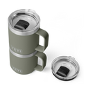 Yeti Rambler 10oz (295ml) Stackable Mug with Durasip Ceramic Lining - Pampa Green
