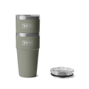 Yeti Rambler 20oz (591ml) Stackable Cup with Magslider Lid - Pampa Green