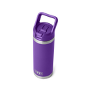Yeti Rambler 18oz (532ml) Straw Bottle with Colour-Matched Straw Cap - Pace Purple