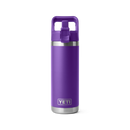 Yeti Rambler 18oz (532ml) Straw Bottle with Colour-Matched Straw Cap - Pace Purple