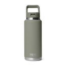 Yeti Rambler 36oz (1L) Straw Bottle with Colour-Matched Straw Cap - Pampa Green