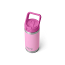 Yeti Rambler 12oz (354ml) Straw Bottle with Colour Straw Cap - Alpenglow (Power Pink/Wildflower)