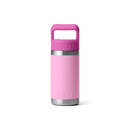 Yeti Rambler 12oz (354ml) Straw Bottle with Colour Straw Cap - Alpenglow (Power Pink/Wildflower)