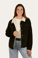 Ringers Western Womens Killawarra Corduroy Jacket - Olive