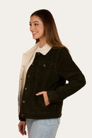 Ringers Western Womens Killawarra Corduroy Jacket - Olive