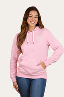 Ringers Western Women's Signature Bull Pullover Hoodie - Pink Marble