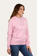 Ringers Western Women's Signature Bull Pullover Hoodie - Pink Marble