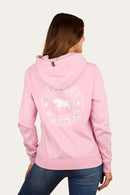 Ringers Western Women's Signature Bull Pullover Hoodie - Pink Marble