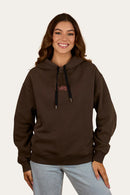 Ringers Western Women's Hey Cowboy Oversized Pullover Hoodie - Charcoal