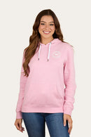 Ringers Western Women's Signature Bull Pullover Hoodie - Pink Marble