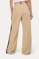 Ringers Western Womens Alexis Elastic Waist Wide Leg Pant - Beige