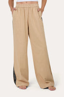 Ringers Western Womens Alexis Elastic Waist Wide Leg Pant - Beige