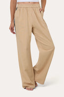 Ringers Western Womens Alexis Elastic Waist Wide Leg Pant - Beige