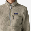 Patagonia Women's Retro Pile Fleece Marsupial Pullover - Natural