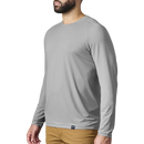 Yeti Men's Crew Neck Crew Neck Sunshirt - Grey