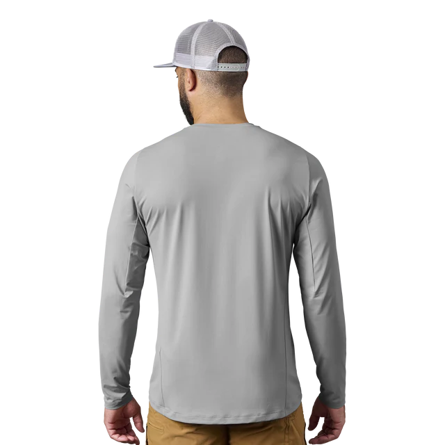 Yeti Men's Crew Neck Crew Neck Sunshirt - Grey