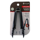 Mun's & Co. BPA Free Sliding Silicon Tongs - Olive Green