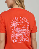 Salty Crew Archway Boyfriend Short Sleeve Tee - Chili Pepper