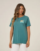 Salty Crew Rise and Smil Short Sleeve Tee - Teal