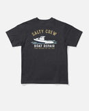 Shirt Toddler Boat Repair SS Blk Salty Crew