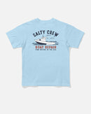 Salty Crew Boys Boat Repair Todler Short Sleeve Tee - Clear Sky