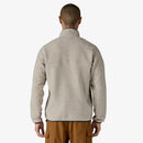 Patagonia Men's Lightweight Synchilla Snap T Fleece Pullover - Oatmeal Heather/Smolder Blue