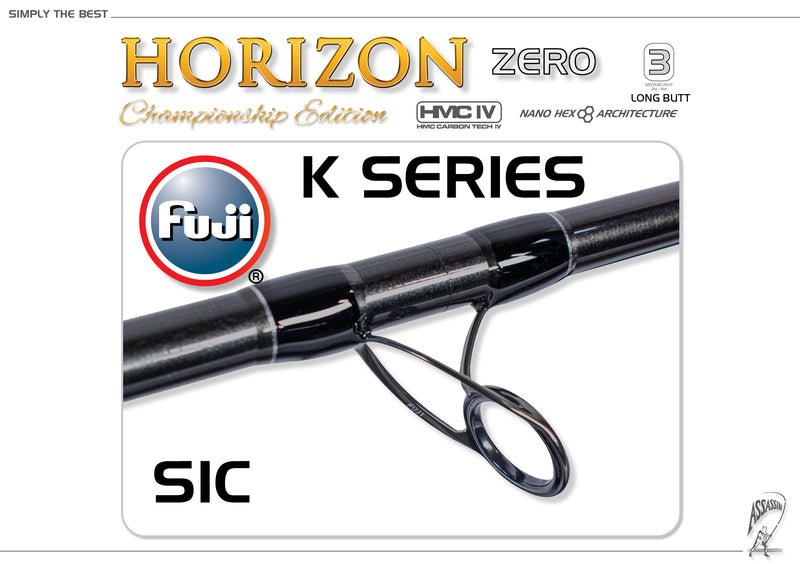 Assassin Horizon Championship  Edition Rod AHZCE-136ML-PS Pearl Silver