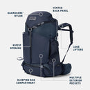 Yeti Skala Men's 60L Multi-Day Pack (S/M) - Classic Navy