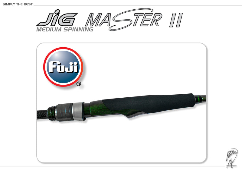 Assassin Jig Master 2 Rod AJMSJ6-MS 6ft Spin (PE1.5-2 Jig Rod)