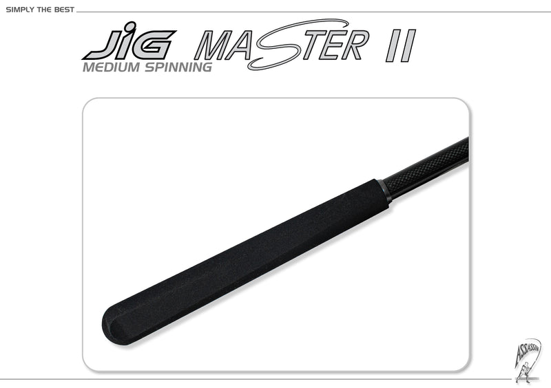 Assassin Jig Master 2 Rod AJMSJ6-MS 6ft Spin (PE1.5-2 Jig Rod)